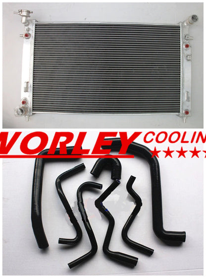 44mm Radiator & Black Silicone Hose for Holden Commodore VT-VX (1997-2004)