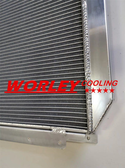3 Row Alloy Radiator & 12" Fans for Holden Kingswood HQ HJ HX HZ V8 (1971-1984)