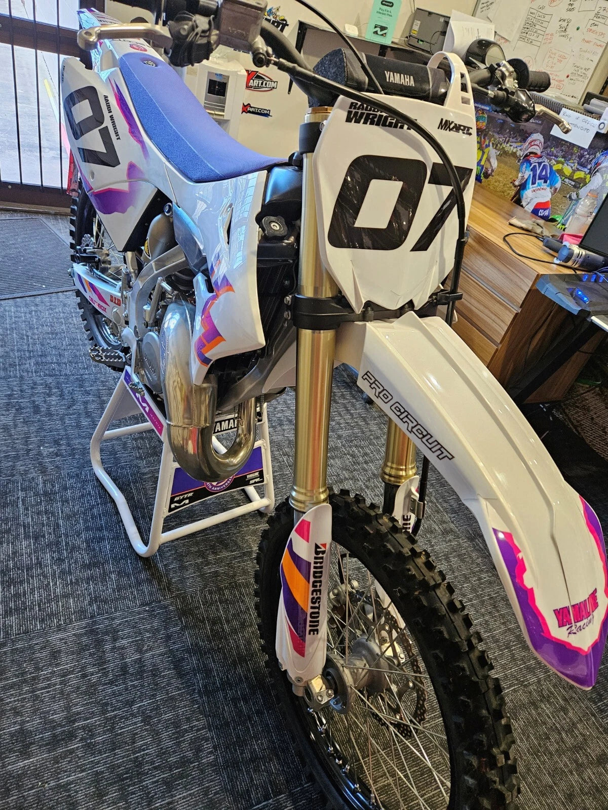 Custom Graphics Decal Kit for Yamaha YZ 125 (2022-2025) Slap Style Stickers