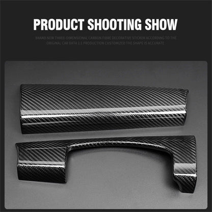 Carbon Fiber Center Instrument Panel Trim Cover for Mini F55 F56 (14-22)