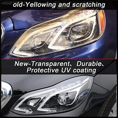 Headlight Clear Lens Cover Right Side for Benz W212 E-Class E350 (2014-2016)