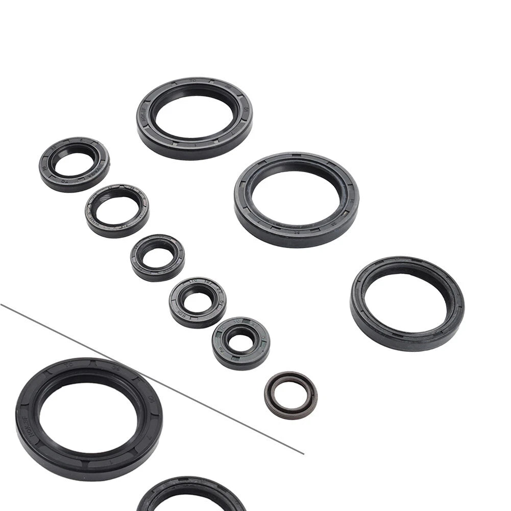 9 x Engine Oil Seal Kit for Honda CRF450X (2005-2009, 2012-2017)