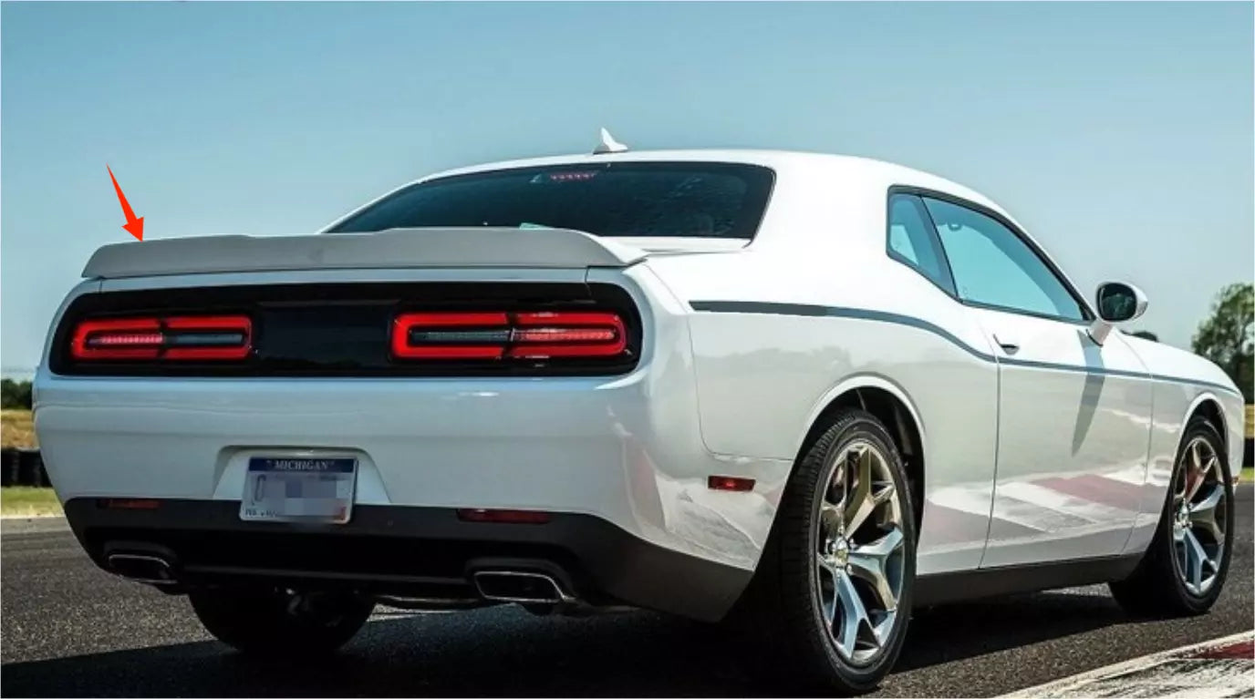 Rear Spoiler Wing Unpainted for Dodge Challenger (2008-2017)