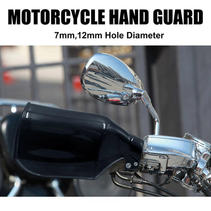 Pair 2 x Black Plastic Handlebar Brush Bar Hand Guard for Yamaha