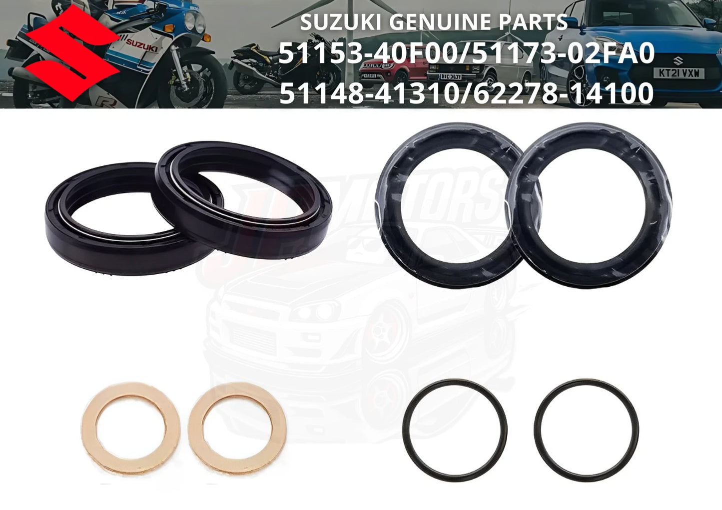 Fork Seal Kit for Suzuki GSX-R 1000 (2003–2004)