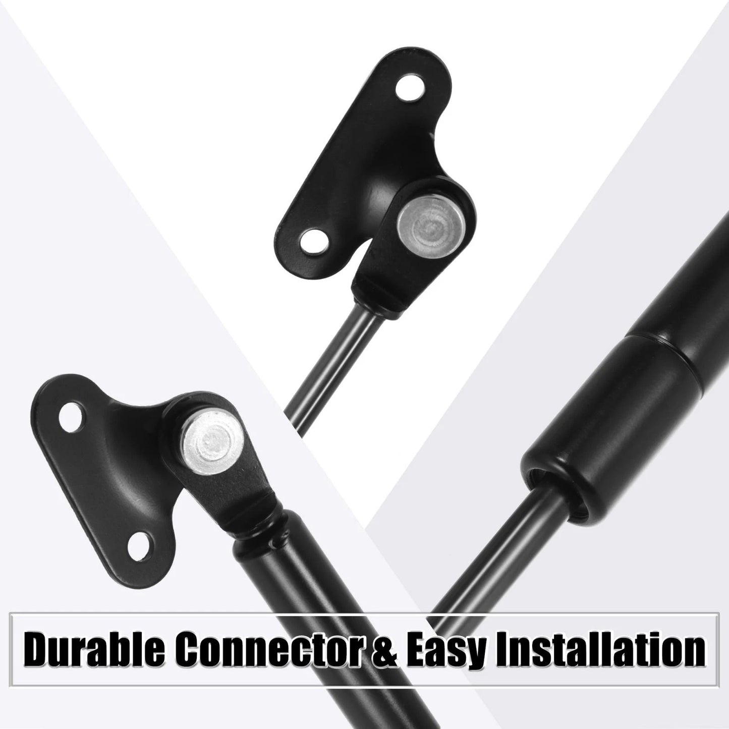 2 x Boot Gas Struts for Toyota Landcruiser (1990-1997) - Lift Supports, Black
