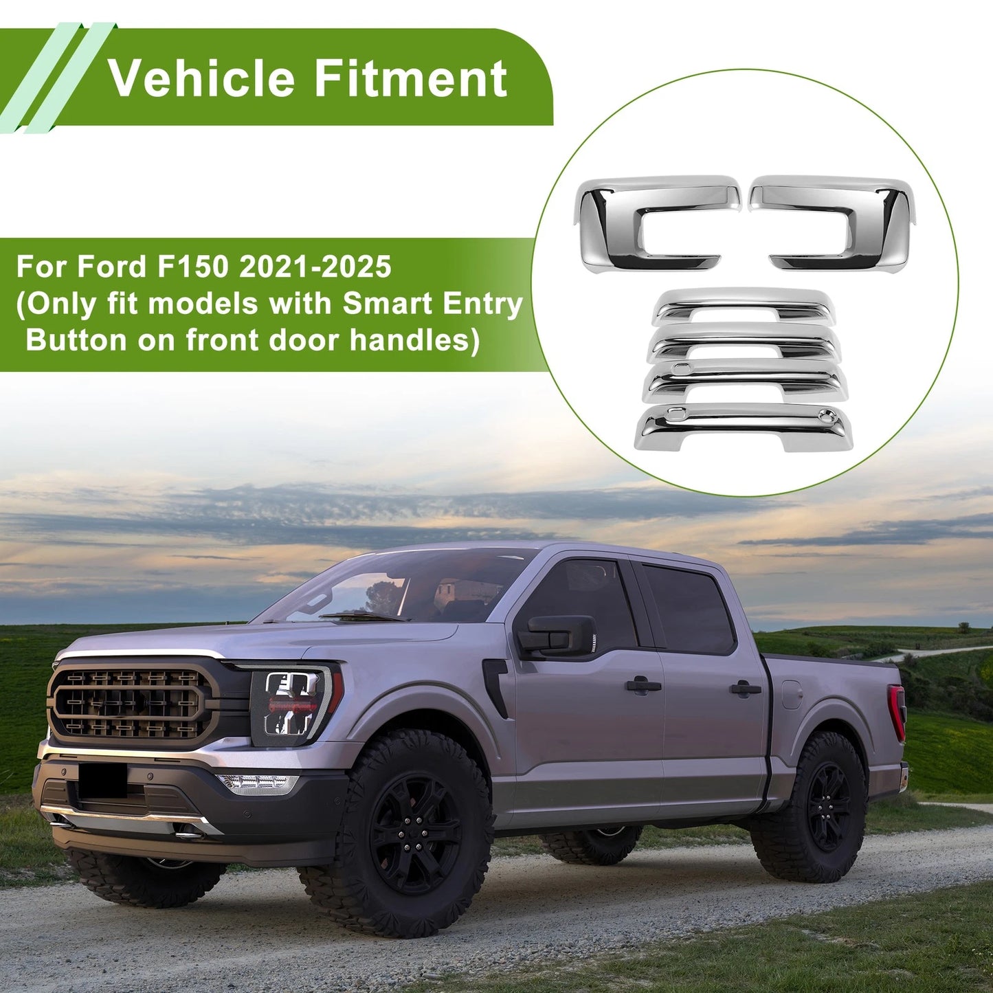 Mirror Cover Cap Replacement for Ford F150 (2021-2025)