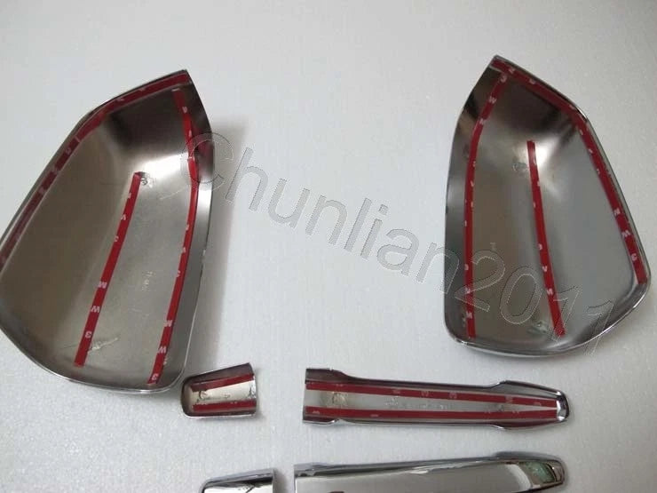 Side Mirror Door Handle Cover Trim for Mitsubishi Lancer EX (2008-2016)