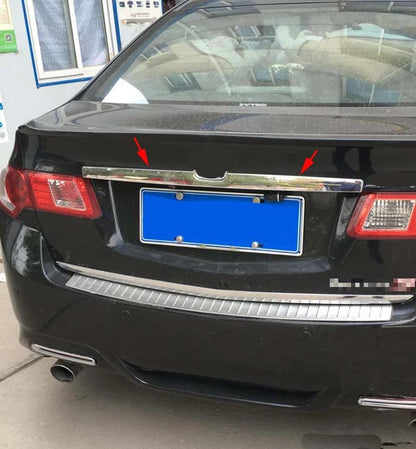 Chrome Rear Trunk Lid Tail Cover Trim for Acura TSX 2009-2014 (2009-2014)