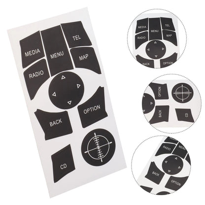 iDrive Button Repair Decal Sticker for BMW F30 F31 F34 E90 E92 E93 (2009–2015)