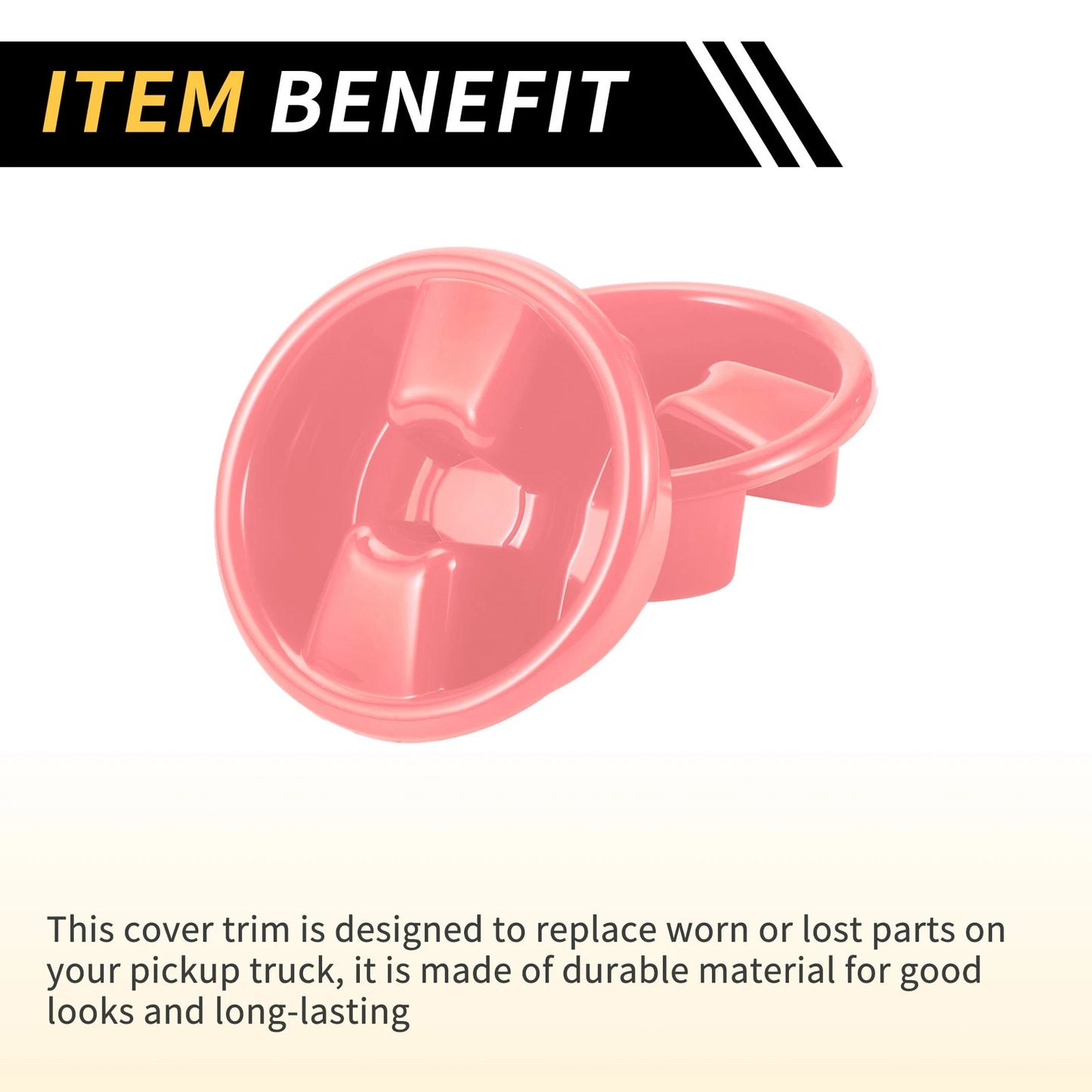 Roof Top Mounting Knob Screw Cover  Pink for Jeep Wrangler JK (2007-2017)