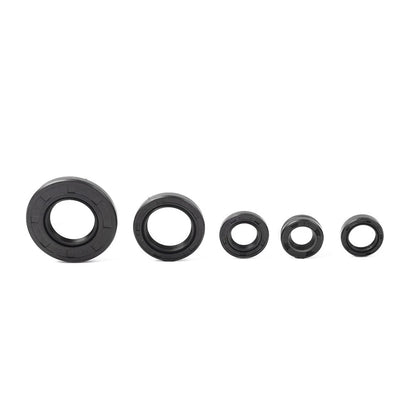 5Pcs Engine Gear Shaft Oil Seals for Yamaha YBR125 Motorcycle (2005-2016)