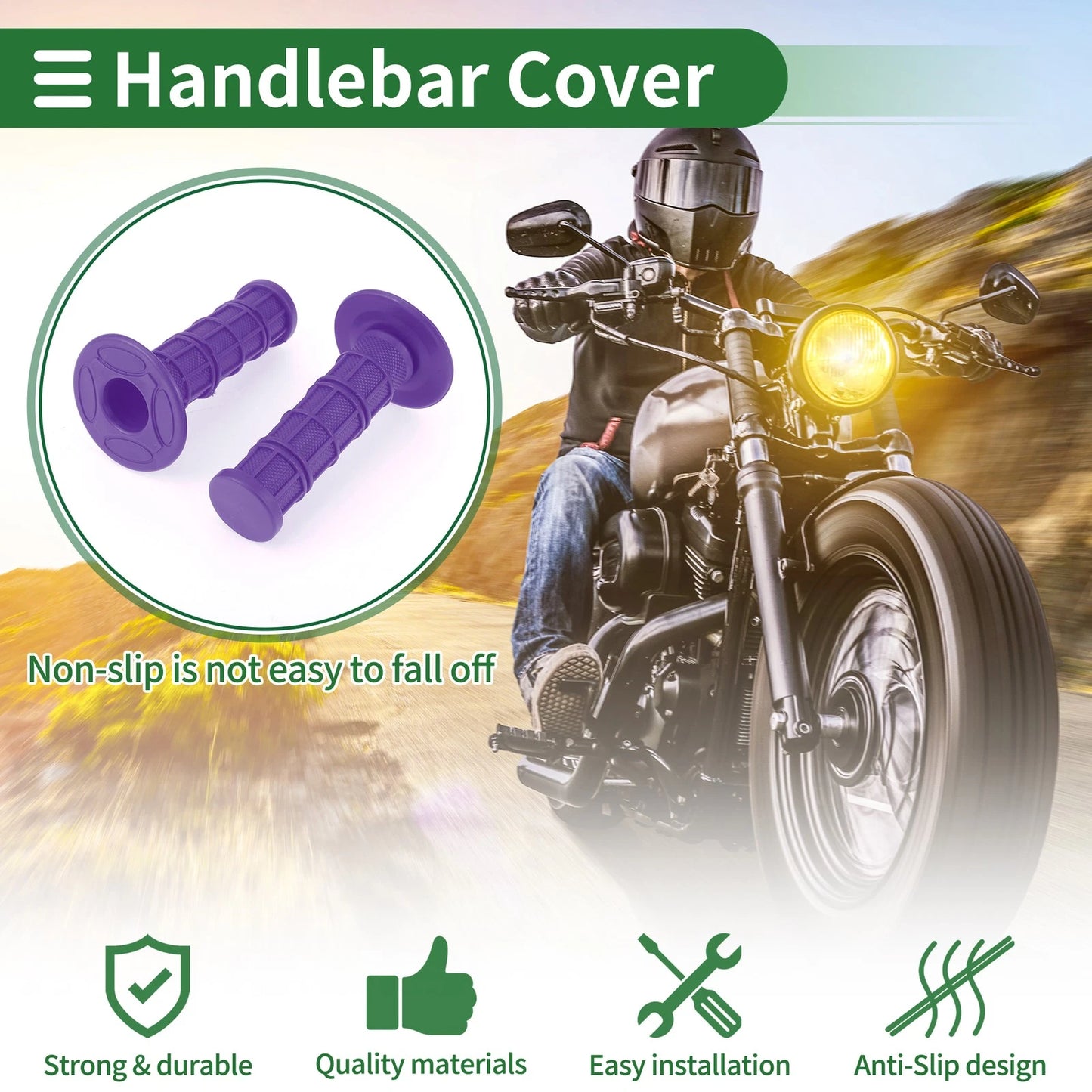 Grips / 7/8" 22mm / Motorcycle Hand Grips for Generic Motorcycle
