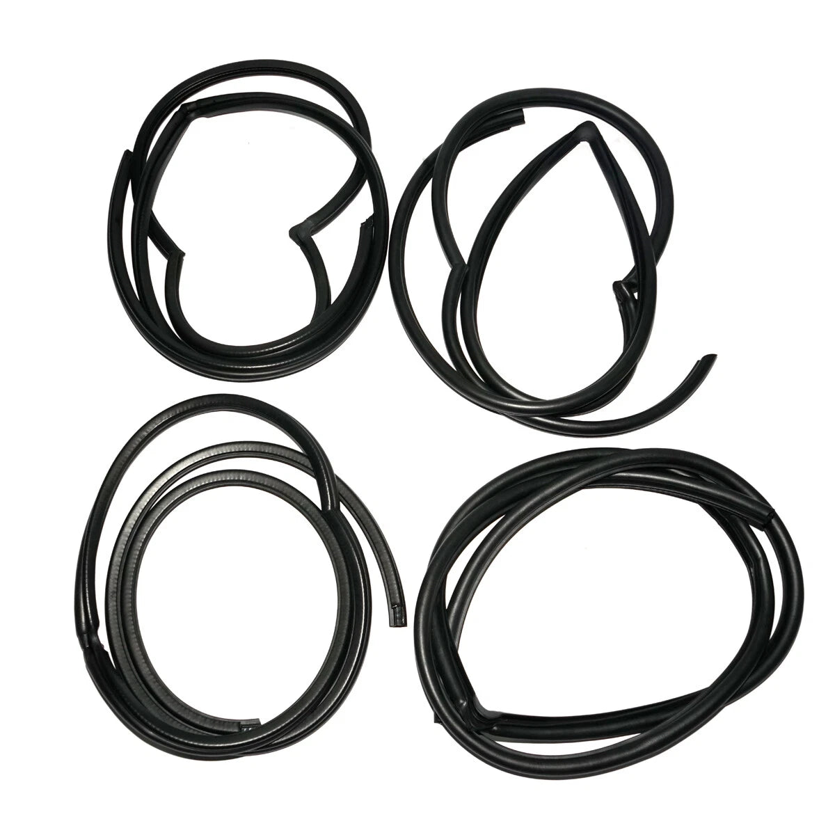 Front & Rear Door Weatherstrip Set for Land Rover Defender 90/110/130 1983-2016