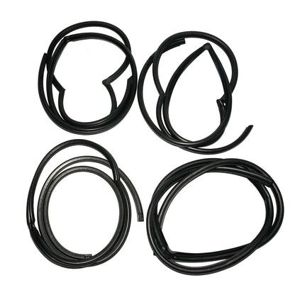 Front & Rear Door Weatherstrip Set for Land Rover Defender 90/110/130 1983-2016