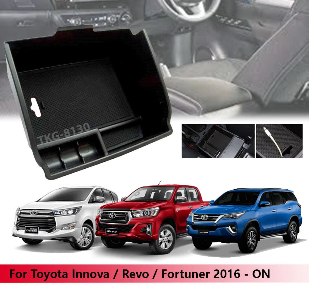 Armrest Box Tray for Toyota Innova Revo Fortuner (2016-2023)