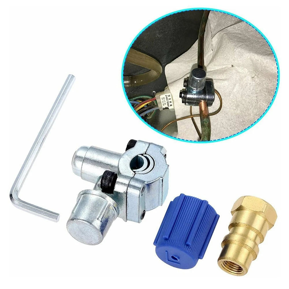 Cap Valve Kit 1.6MPa~3.2MPa 1/4" SAE Female Thread Retrofit A/C for BPV31