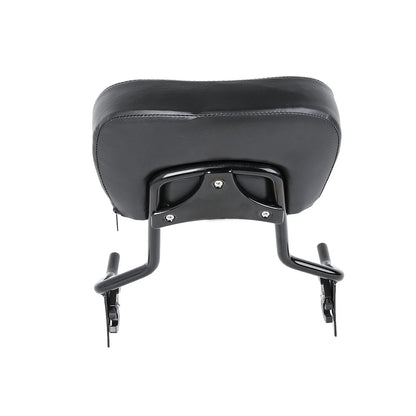 Sissy Bar Backrest Pad Luggage Rack Docking Kit for Harley Road Glide (14-24)