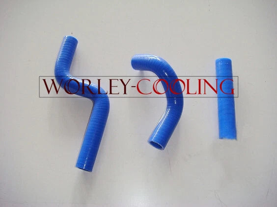 Silicone Hose for Kawasaki KX80/KX85/KX100 (1998-2013) - Blue 2 x