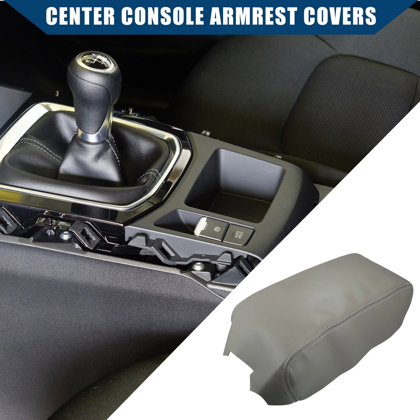 Faux Leather Center Console Armrest Cover for Nissan Maxima (2009-2014)