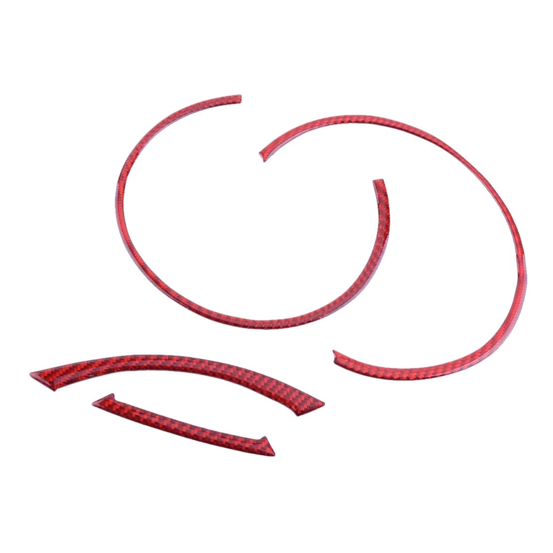 Red Speedometer Panel Cover for Mitsubishi Lancer EVO X (2008-2015)