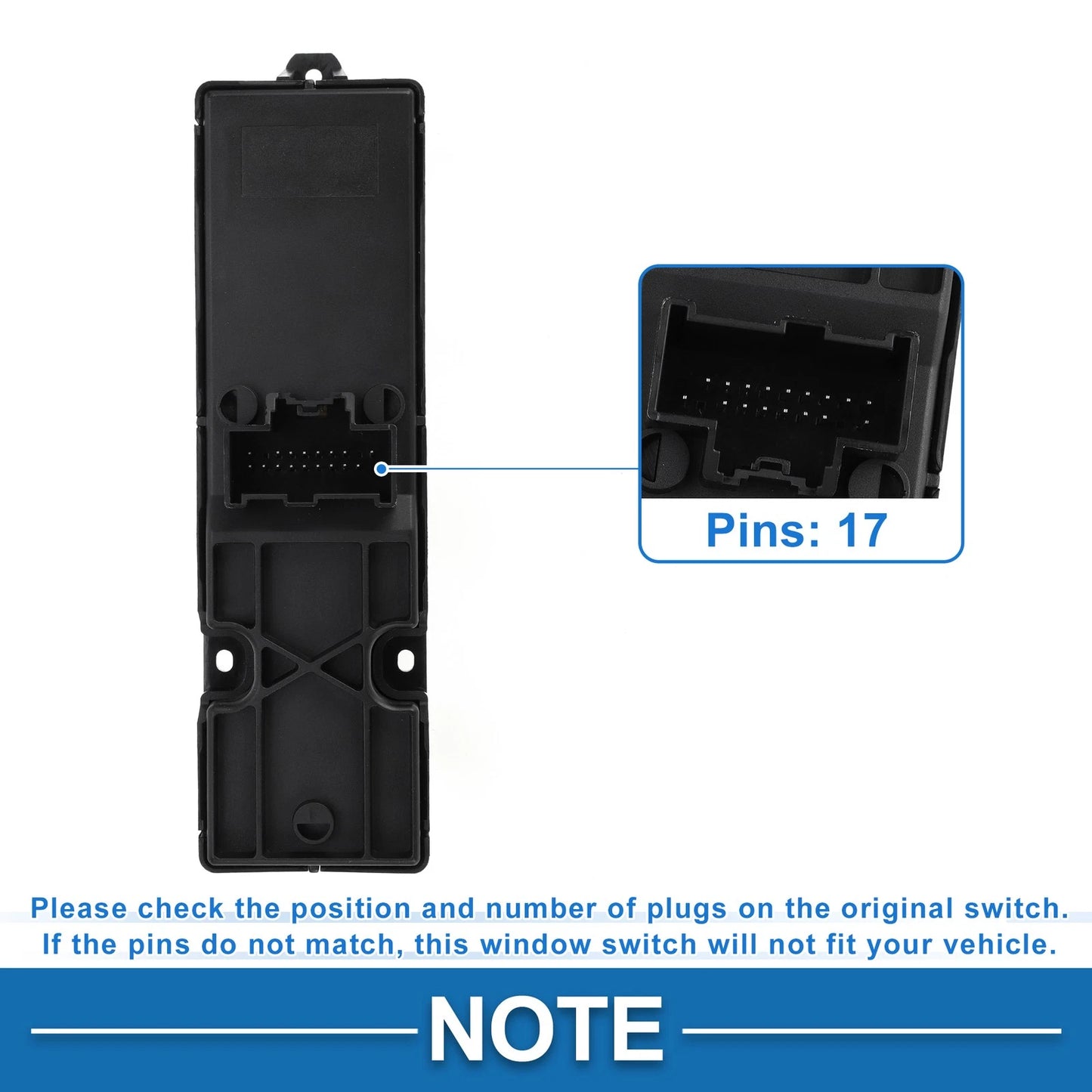 Front Driver Side Power Window Switch for Ford Explorer (2002-2010)
