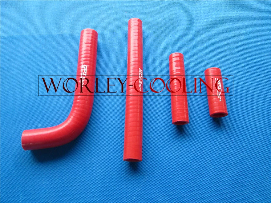 Aluminum Radiator & Red Hoses for Yamaha YZ400F WRF400 (1998-2000)