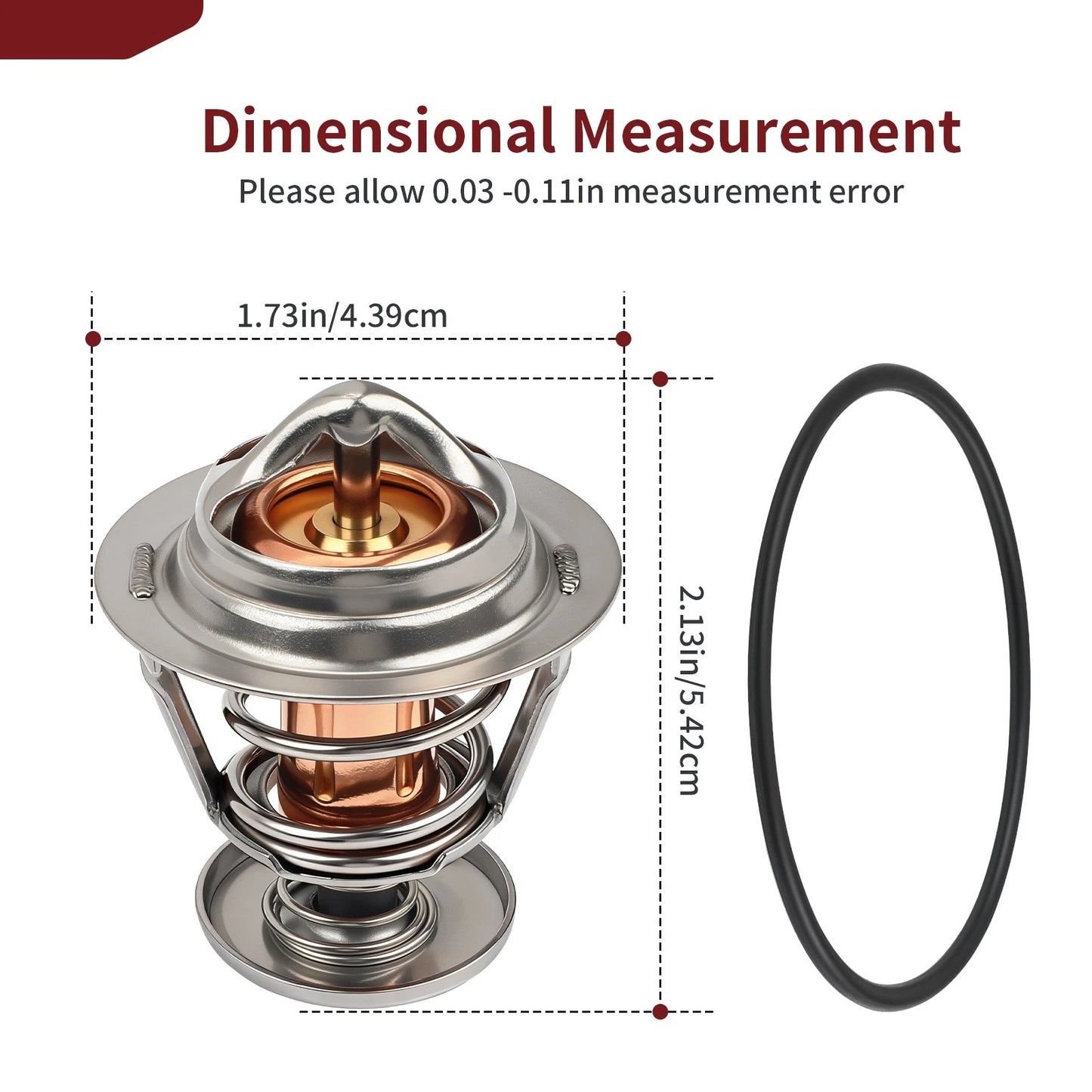 Thermostat w/ O-Ring for Honda RVT1000R RC51 2000-2006