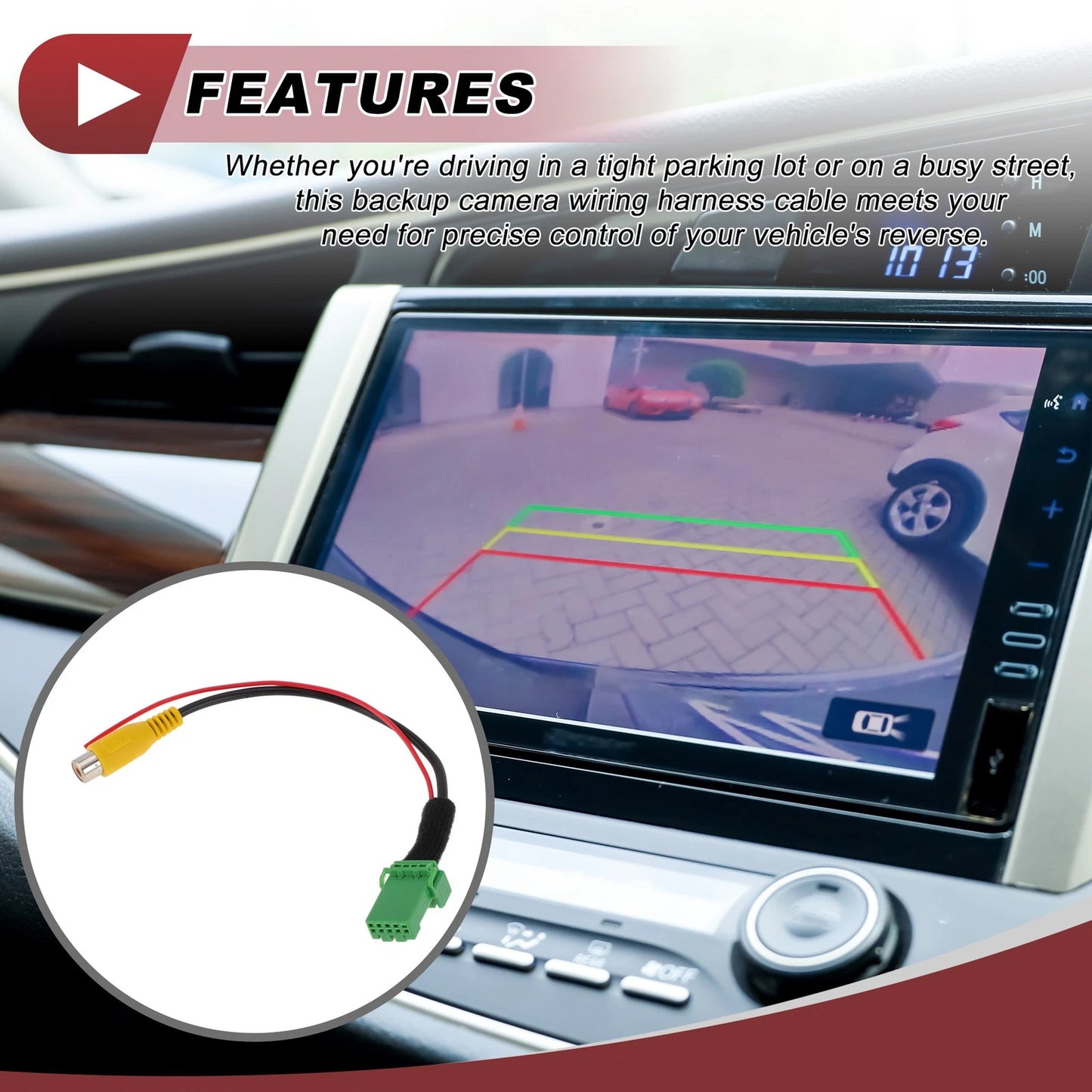 Rear View Camera Adapter Wire Harness for Suzuki Vitara (2016-2019)