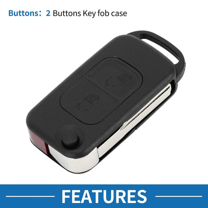 Keyless Entry Remote Key Shell Case for Mercedes Benz SLK Class (2000-2004)