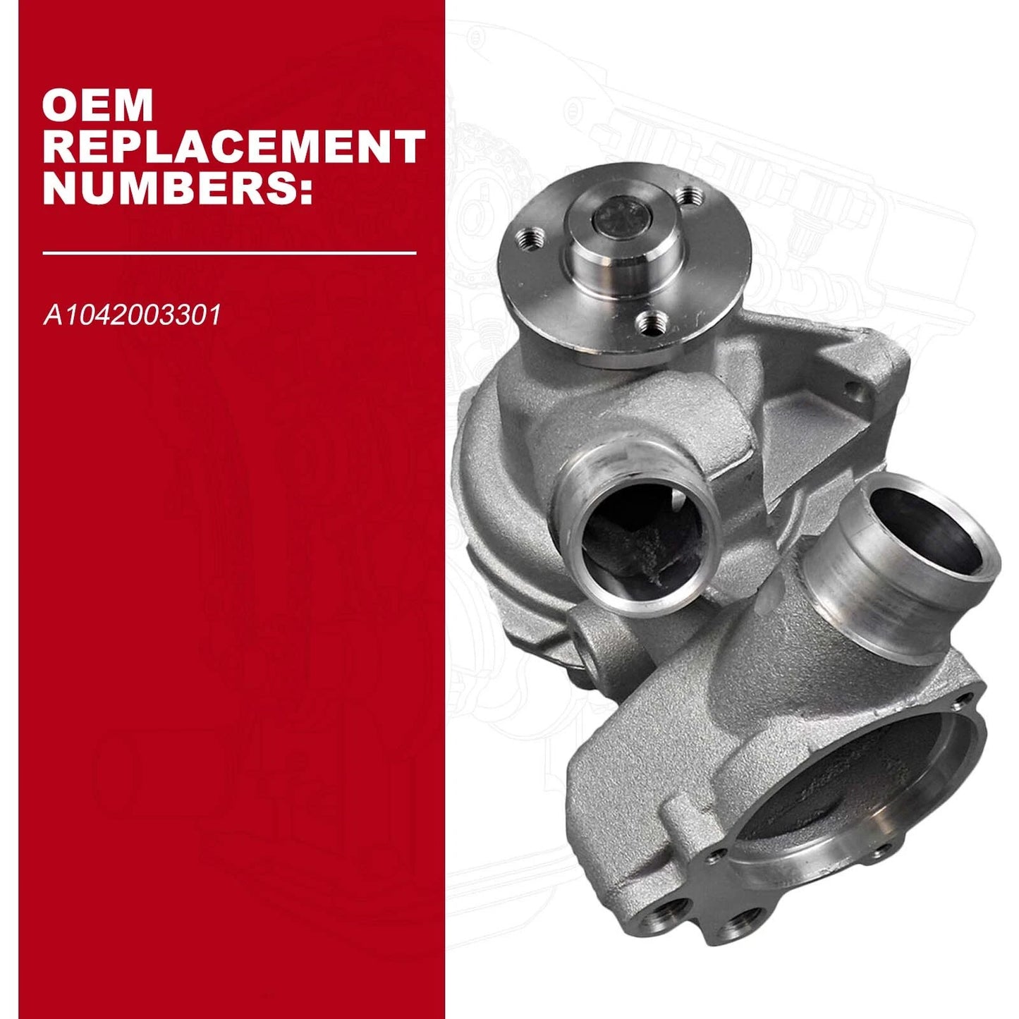Water Pump & Accessories for Mercedes W202 A208 W124 C124 S124 W210 R129