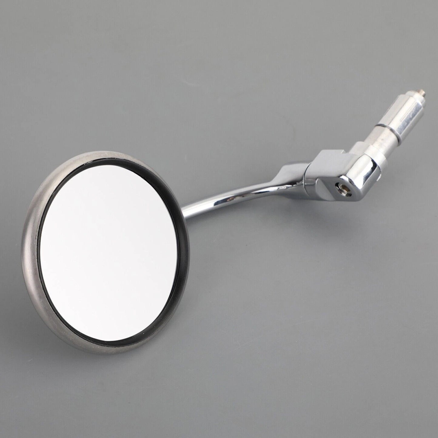 Mirrors Pair for 17.2-22mm Handlebars Chrome for Cafe Racer / HBobber
