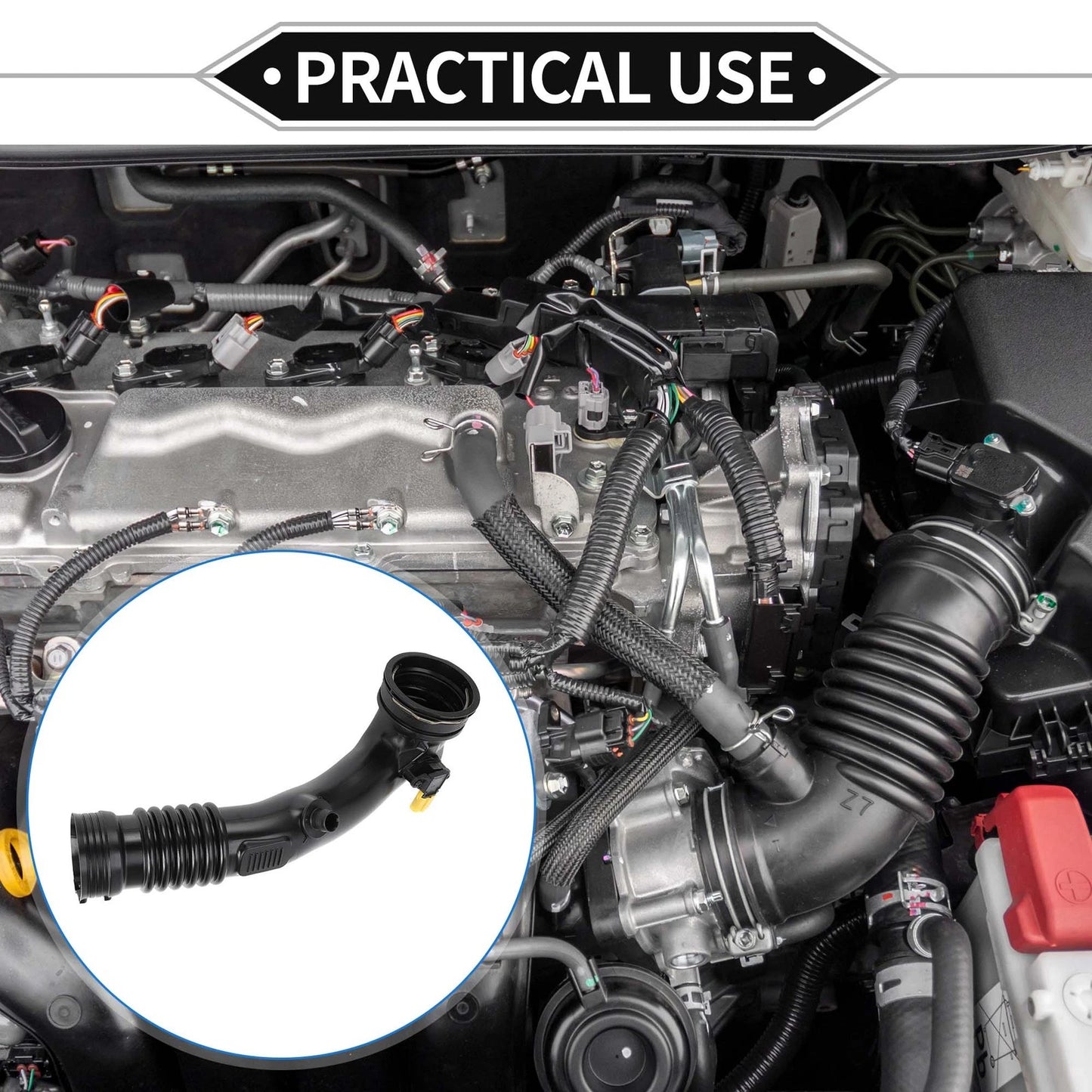 Intake Hose for BMW X6 Black (2015-2019)