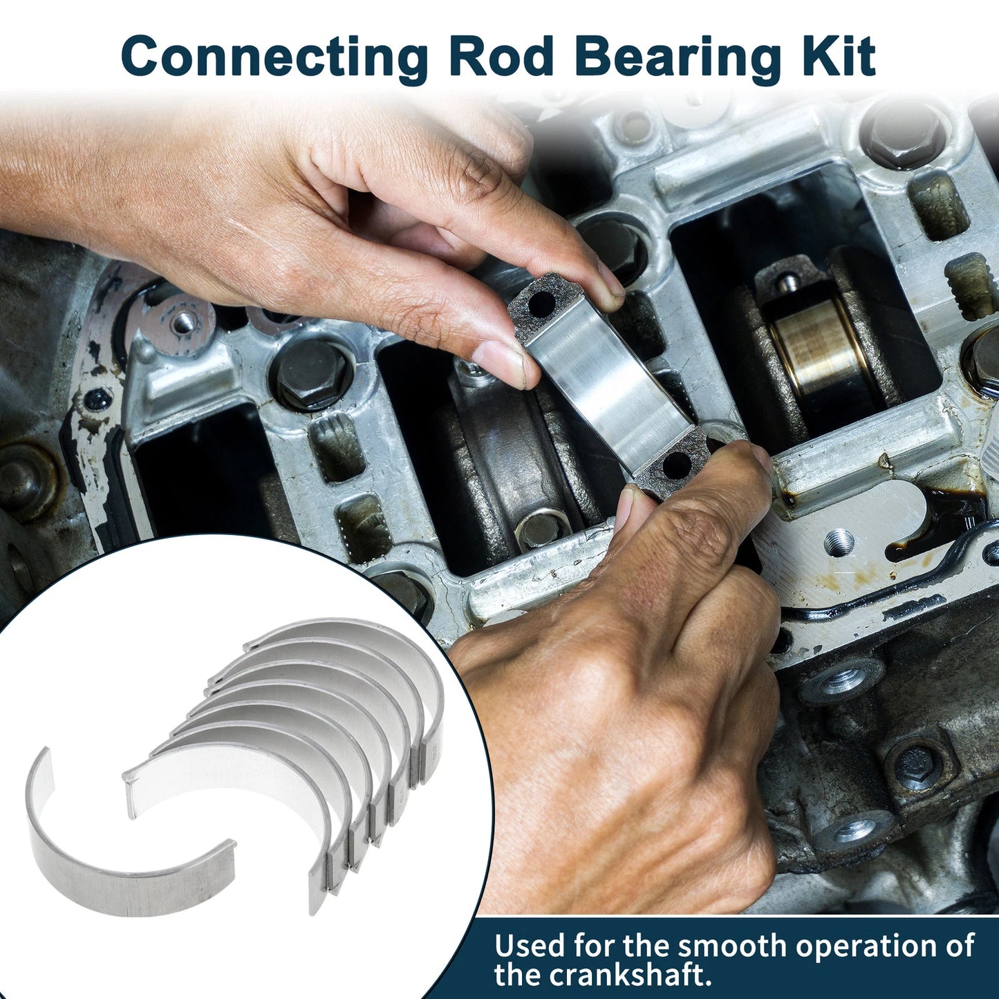 8 x Connecting Rod Bearing Set for Chevrolet Cruze