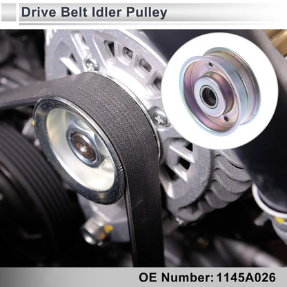 Drive Belt Idler Pulley for Mitsubishi Outlander (2007-2020) 1 Pc