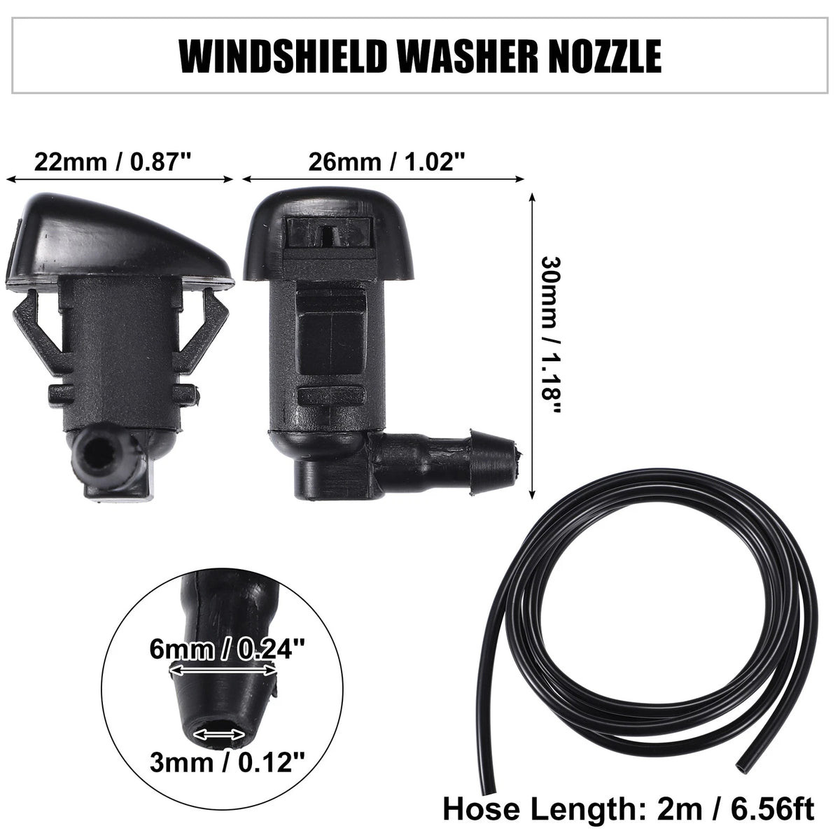 Windshield Washer Nozzle Spray for Toyota Tacoma (2005-2023)