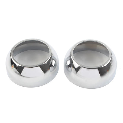 39mm Chrome Front Fork Boot Cap Covers for Harley Sportster Dyna FXR FXD