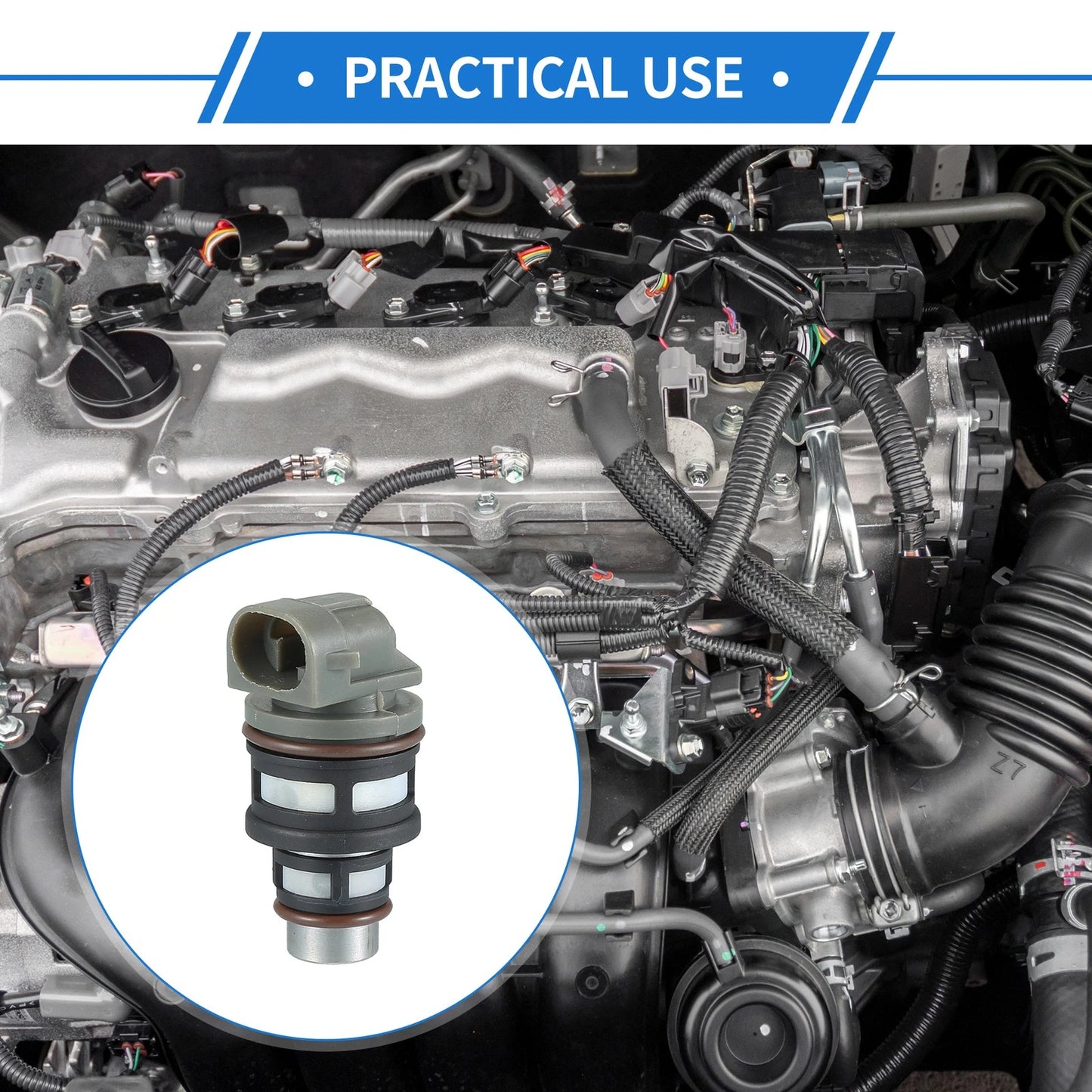 Fuel Injector 4x 2.2L Gray for Chevrolet Cavalier (1994-1997)