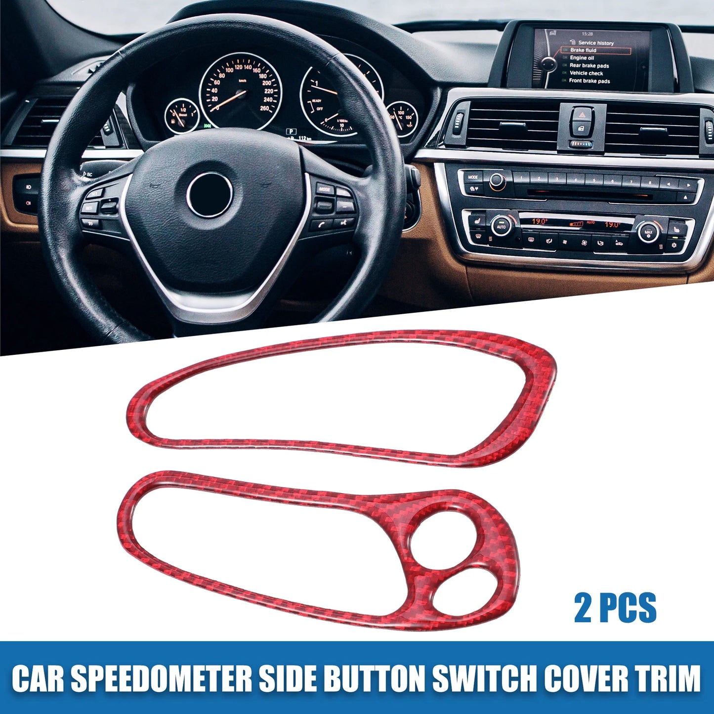 Speedometer Side Button Switch Cover for Chevrolet Corvette C5 (Set of 2)
