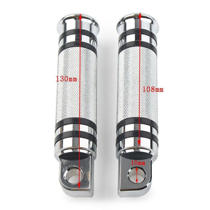 Chrome Aluminum H-D Male Mount Footpegs for Harley Davidson