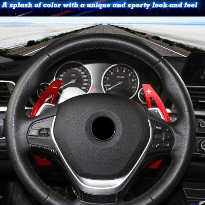 Alloy Steering Wheel Paddle Shifter Extension Cover for BMW 1 2 3 4 5 6 7 Series