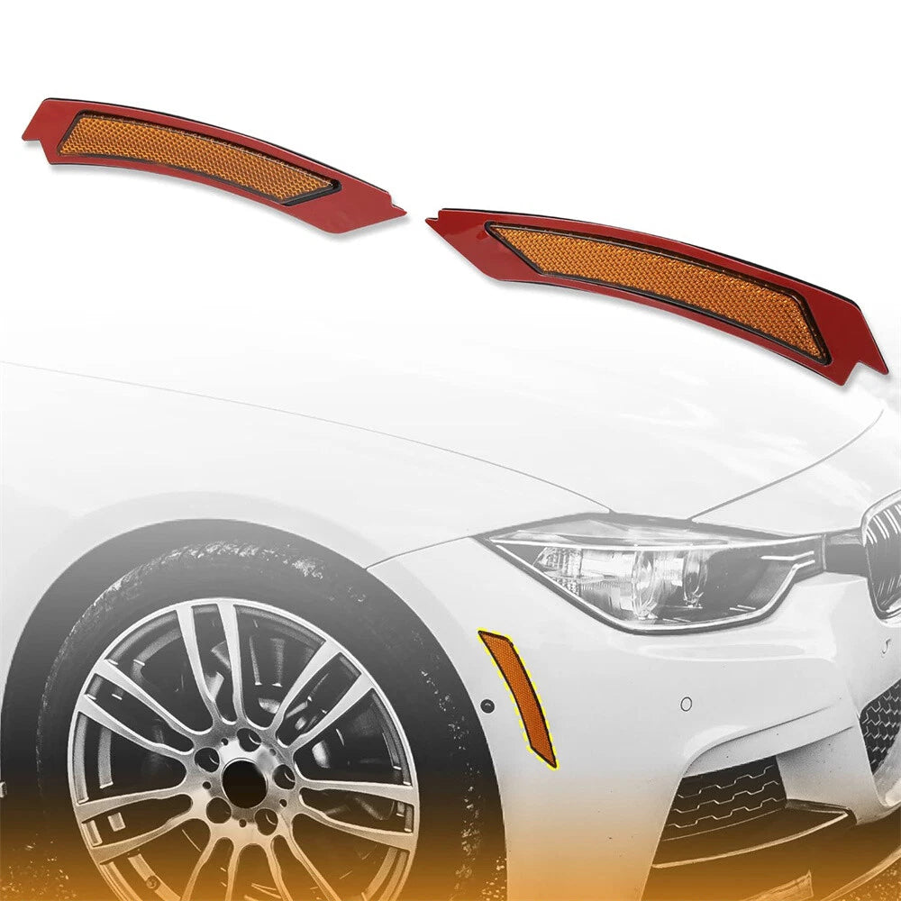 Front Bumper Reflector Side Marker for BMW 3 Series 328i 335d 335i (2009-2012)