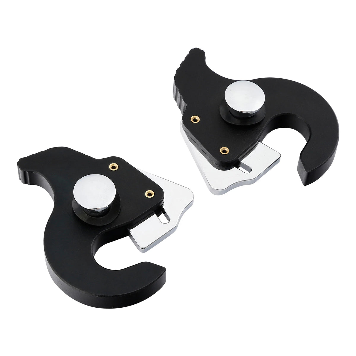 Sissy Bar Luggage Rack Docking Latch Clip Kit for Harley Touring FLHR Black