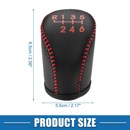 Faux Leather Gear Shifting Knob Cover Trim for Nissan Qashqai (2008)