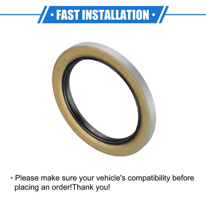 2 x Engine Crankshaft Seals for Toyota Land Cruiser (1998-2007)