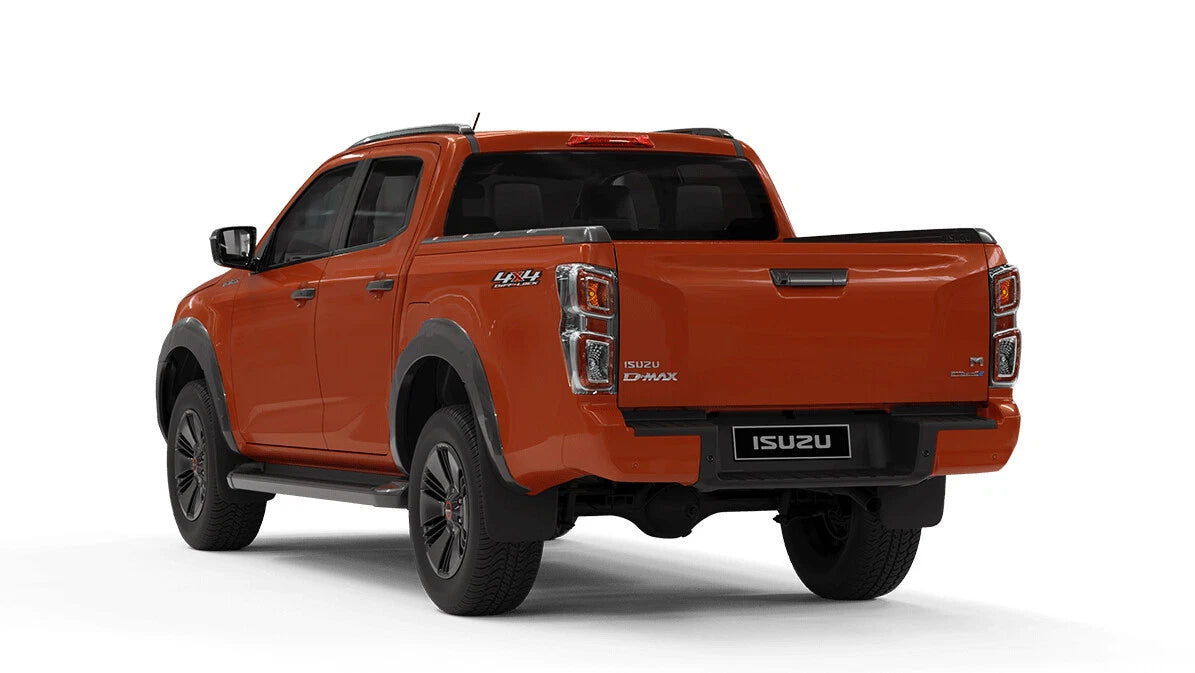 6" Smooth X-Terrain Matte Black Fender Flares for Isuzu D-Max (2020-2022)