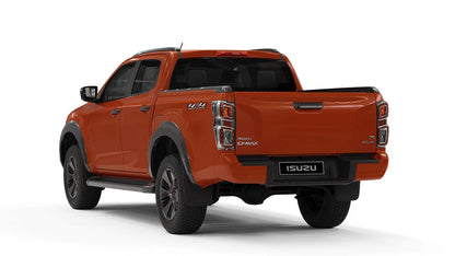 6" Smooth X-Terrain Matte Black Fender Flares for Isuzu D-Max (2020-2022)