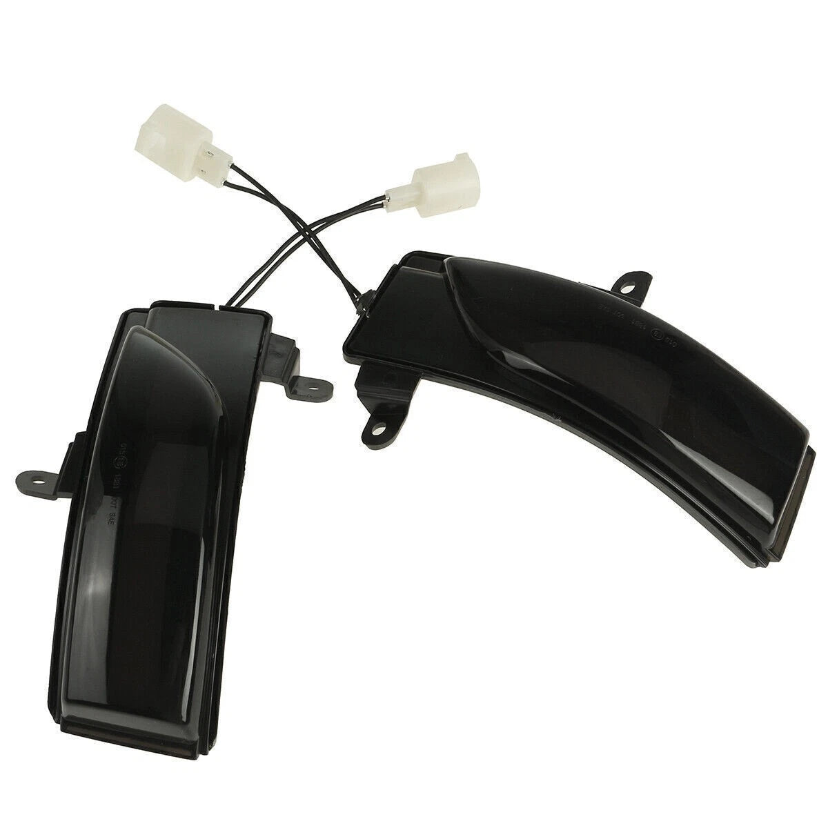 Smoked Switchback Sequential Flash Side Mirror Turn Signal Lights for Subaru