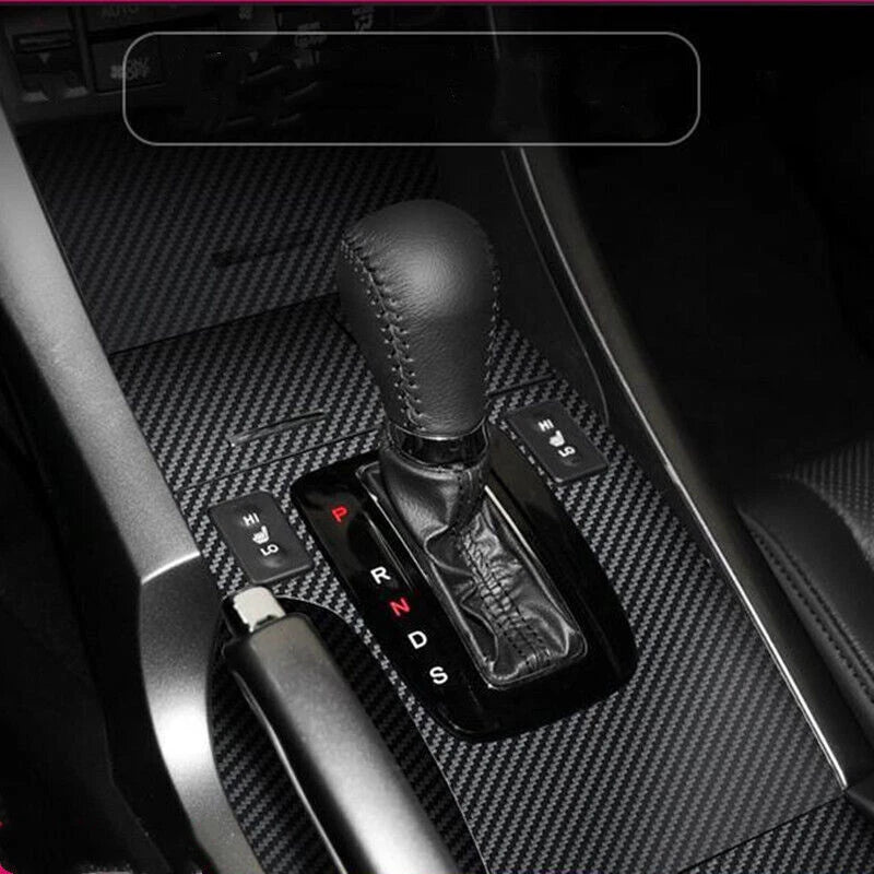 Carbon Fiber Pattern Car Interior Cover Decal for Acura TSX (2009–2014)