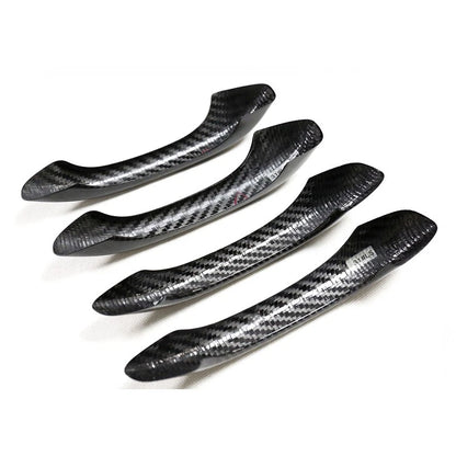 100% Carbon Fiber Outer Door Handles Cover Trim For Porsche Cayenne 2018-2021